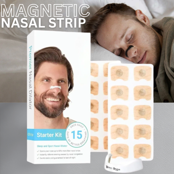 Magnetic Nasal Strips for Better Airflow and Snore Relief